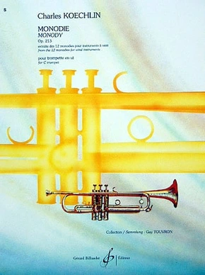 12 Monodies pour instruments à vent, op. 213. 1 monodie pour trompette en ut 1 monodie pour trompette en ut